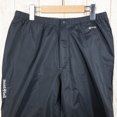 【Men's M-L ブラック系】 Montbell ( モンベル ) ストームクルーザー パンツ ゴアテックス ナイロン 1128562 Asian Men's GORE-TEX-3L ( ゴアテックス・3レイヤー ) レインシェル ロングパンツ ボトムス ウェア - 【公式】2ndGEAR（セカンドギア）Webショップ【登山用品・アウトドア用品専門 買取販売店】
