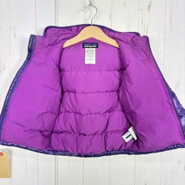 【Baby's 2T パープル系】 2013 Patagonia ( パタゴニア ) ハイロフト ダウンセーター フーディ Hi Loft Down Sweater Hoodie PUR ダウン ウェア トップス アウター ジャケット ダウンインサレーション z0005