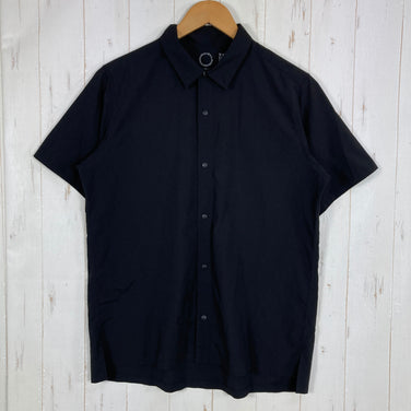 【Men's M ブラック系】 Yamatomichi ( 山と道 ) UL ショートスリーブ シャツ UL Short Sleeve Shirt シャドウリップ 超軽量 ポリエステル ウェア トップス インナー シャツ ショートスリーブシャツ 化繊 z000610