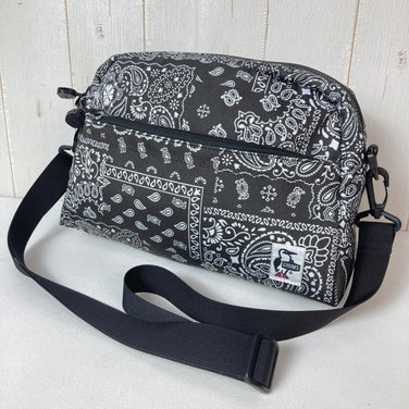 Chums 再生小号梯形单肩包（黑色，均码）z00053165，涤纶收纳袋