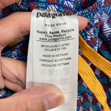 【Men's M ブルー系】 2018 Patagonia ( パタゴニア ) ストレッチ ウェーブフェアラー ボレー ショーツ 17インチ Stretch Wavefarer Volley Shorts 17in SPRB ナイロン ウェア ボトムス ショーツ