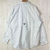 【Men's L ホワイト系】 Columbia ( コロンビア ) バハマ 2 ロングスリーブ シャツ Bahama II L S Shirt PFGシリーズ ナイロン ウェア トップス インナー シャツ ロングスリーブシャツ 化繊 z00059492 化繊 ロ