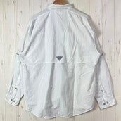 【Men's L ホワイト系】 Columbia ( コロンビア ) バハマ 2 ロングスリーブ シャツ Bahama II L S Shirt PFGシリーズ ナイロン ウェア トップス インナー シャツ ロングスリーブシャツ 化繊 z00059492  化繊 ロ