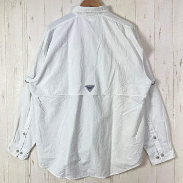 【Men's L ホワイト系】 Columbia ( コロンビア ) バハマ 2 ロングスリーブ シャツ Bahama II L S Shirt PFGシリーズ ナイロン ウェア トップス インナー シャツ ロングスリーブシャツ 化繊 z00059492  化繊 ロ