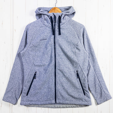 【Women's L ネイビー系】 Mammut ( マムート ) ヤンパ アドバンスド ミッドレイヤー フーデッド ジャケット  Yampa Advanced ML Hooded Jacket ポリエステル 1010-22240 Women's  フリース アウター
