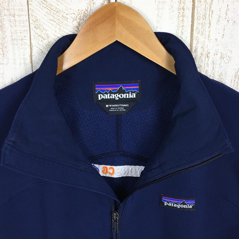 [Women's M Navy] Patagonia Adze Jacket Softshell Polartec Windblock Corporate Embroidery Uniform 83545 International Women's CNY Classic B