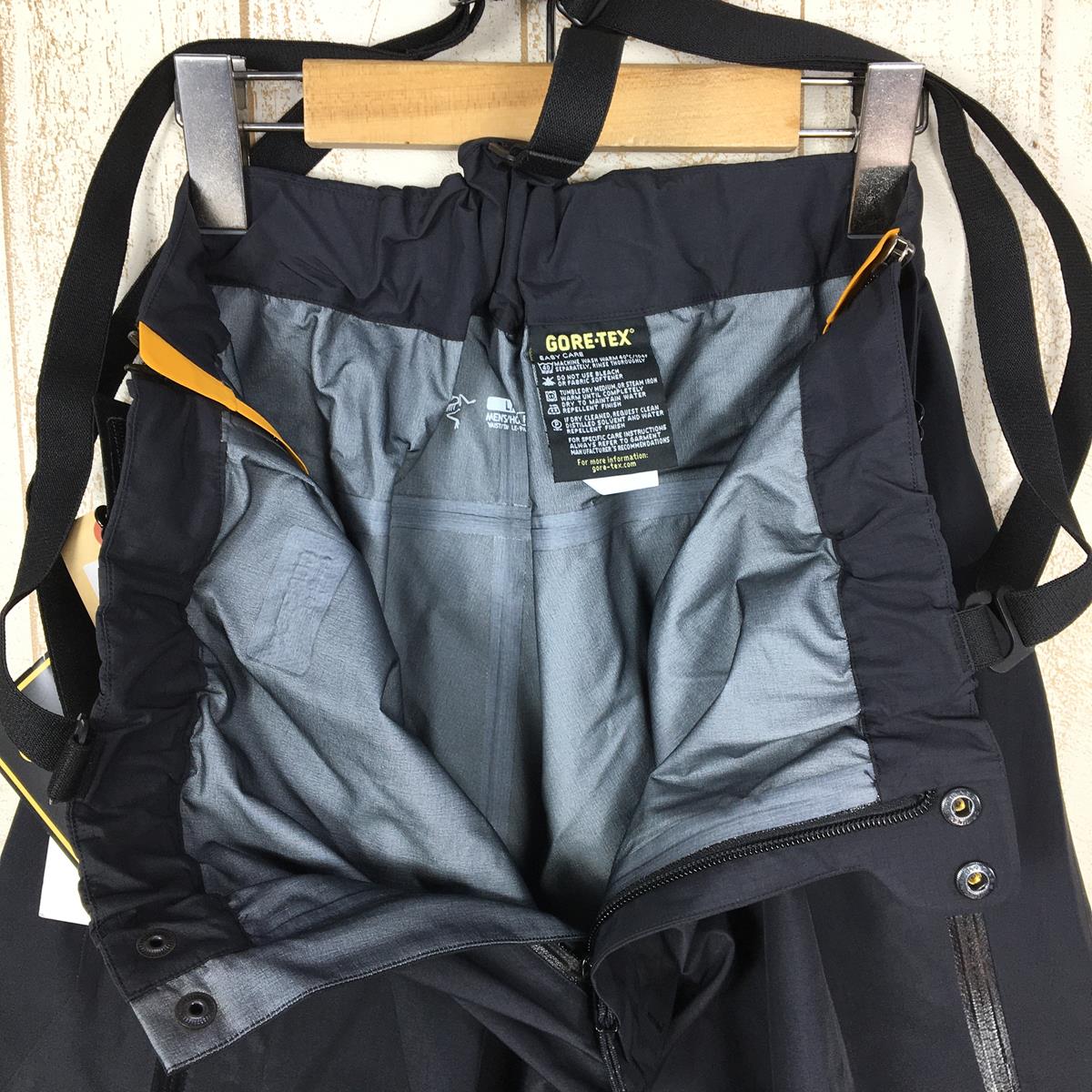 【男式 L 黑色】Arcteryx Alpha Lt 裤子 Gore-Tex Pro Shell 硬壳加拿大制造滞销货很难获得 5203 国际男式 BL Blac