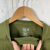【Men's M グリーン系】 Mountain Hardwear ( マウンテンハードウェア ) ショートスリーブ コットン ロゴティー コットン ウェア トップス インナー シャツ ショートスリーブTシャツ クルーネック コットン z00057778  コットン