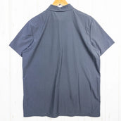 【Men's M グレー系】 Jackwolfskin ( ジャックウルフスキン ) ハーフボタンシャツ ポリエステル ウェア トップス インナー シャツ ショートスリーブシャツ 化繊 z00053102 化繊 ショートスリーブシャツ インナー シャツ トップス