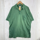 【Men's L グリーン系】 2008 Patagonia ( パタゴニア ) スウィーキー クリーン ポロシャツ Squeaky Clean Polo Shirt MED オーガニックコットン ウェア トップス インナー シャツ ショートスリーブシャツ コットン