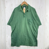 【Men's L グリーン系】 2008 Patagonia ( パタゴニア ) スウィーキー クリーン ポロシャツ Squeaky Clean Polo Shirt MED オーガニックコットン ウェア トップス インナー シャツ ショートスリーブシャツ コットン