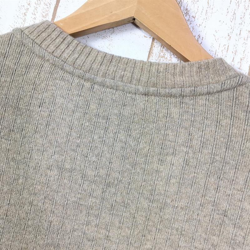 【Men's M ベージュ系】 Patagonia ( パタゴニア ) チャンネル ウール Vネック セーター Channel Wool V-Neck Sweater 生産終了モデル 入手困難 51306 International Men's 176 Retro