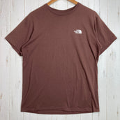 【Men's L ブラウン系】 The North Face ( ザ・ノースフェイス ) ショートスリーブ レイクスタンプ メッシュティー S/S Lake Stamp Mesh Tee ポリエステル ウェア トップス インナー シャツ ショートスリーブTシャツ ク