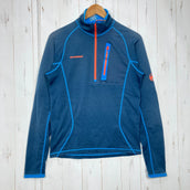 【Men's S ネイビー系】 Mammut ( マムート ) エイス ワンド ジッププル ライト Eiswand Zip Pull Light アイガーエクストリームシリーズ ウェア トップス インナー シャツ ロングスリーブシャツ 化繊 z00059356 化