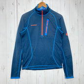 【Men's S ネイビー系】 Mammut ( マムート ) エイス ワンド ジッププル ライト Eiswand Zip Pull Light アイガーエクストリームシリーズ ウェア トップス インナー シャツ ロングスリーブシャツ 化繊 z00059356  化
