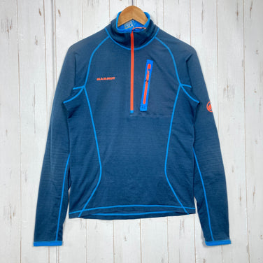 【Men's S ネイビー系】 Mammut ( マムート ) エイス ワンド ジッププル ライト Eiswand Zip Pull Light アイガーエクストリームシリーズ ウェア トップス インナー シャツ ロングスリーブシャツ 化繊 z00059356  化