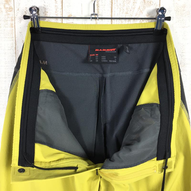 【Men's 50 イエロー系】 Mammut ( マムート ) パラドイ パンツ Pordoi Pants ソフトシェル パンツ 1020-08990 International Men's  ソフトシェル ロングパンツ ボトムス ウェア