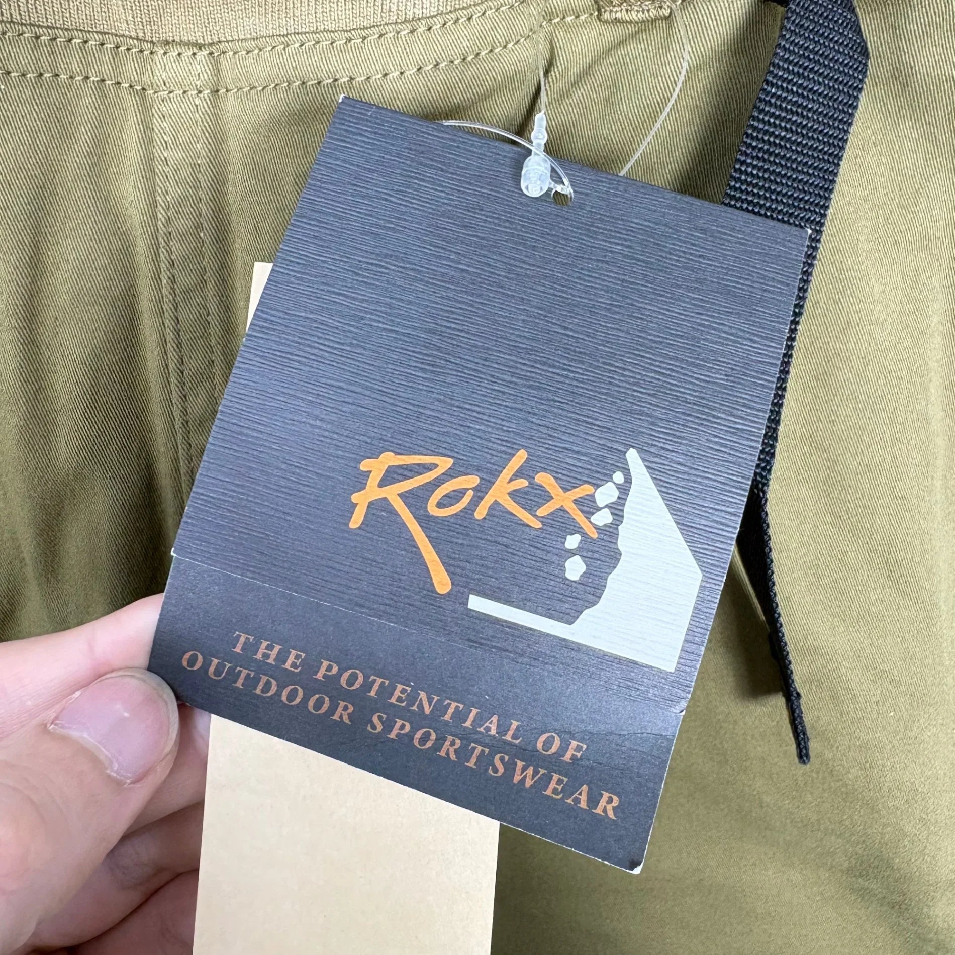Men's S カーキ系】 Rokx ( ロックス ) エムジー ウッド パンツ MG