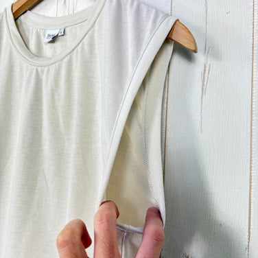 【Unisex M アイボリー系】 Bring ( ブリング ) ドライ コットニー スリーブレス Tシャツ DRYCOTTONY Sleeveless T-shirt Beige ポリエステル ウェア トップス インナー シャツ タンクトップ ノースリーブシャツ z0