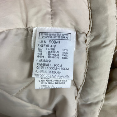 【Women's M ベージュ系】 The North Face ( ザ・ノースフェイス ) ティーボール シティ コート Women's T-Ball City Coat ライトベージュ Light Beige T-Ball 化繊中綿 韓国企画 化繊ダウン ウェア ト