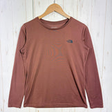 【Women's L ブラウン系】 The North Face ( ザ・ノースフェイス ) ロングスリーブ テンセグリティ グラフィック ティー L/S Tensegrity Graphic Tee ポリエステル ウェア トップス インナー シャツ ロングスリーブTシ