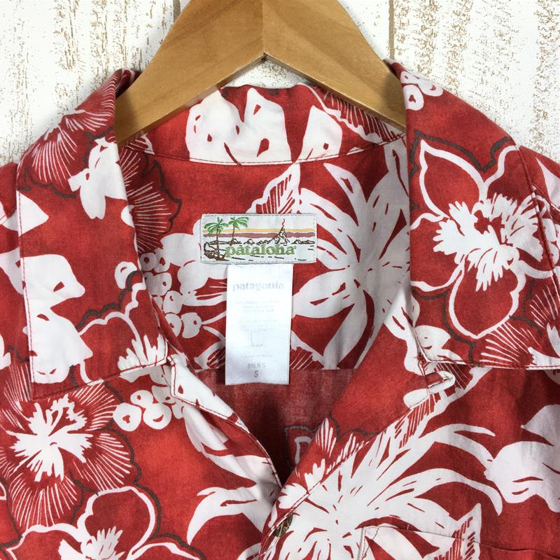 【男款S红】Patagonia Pataloha Shirt Aloha Shirt 很难获得 52570 国际男士 NRR 棉质短袖衬衫内衬衬衫上衣