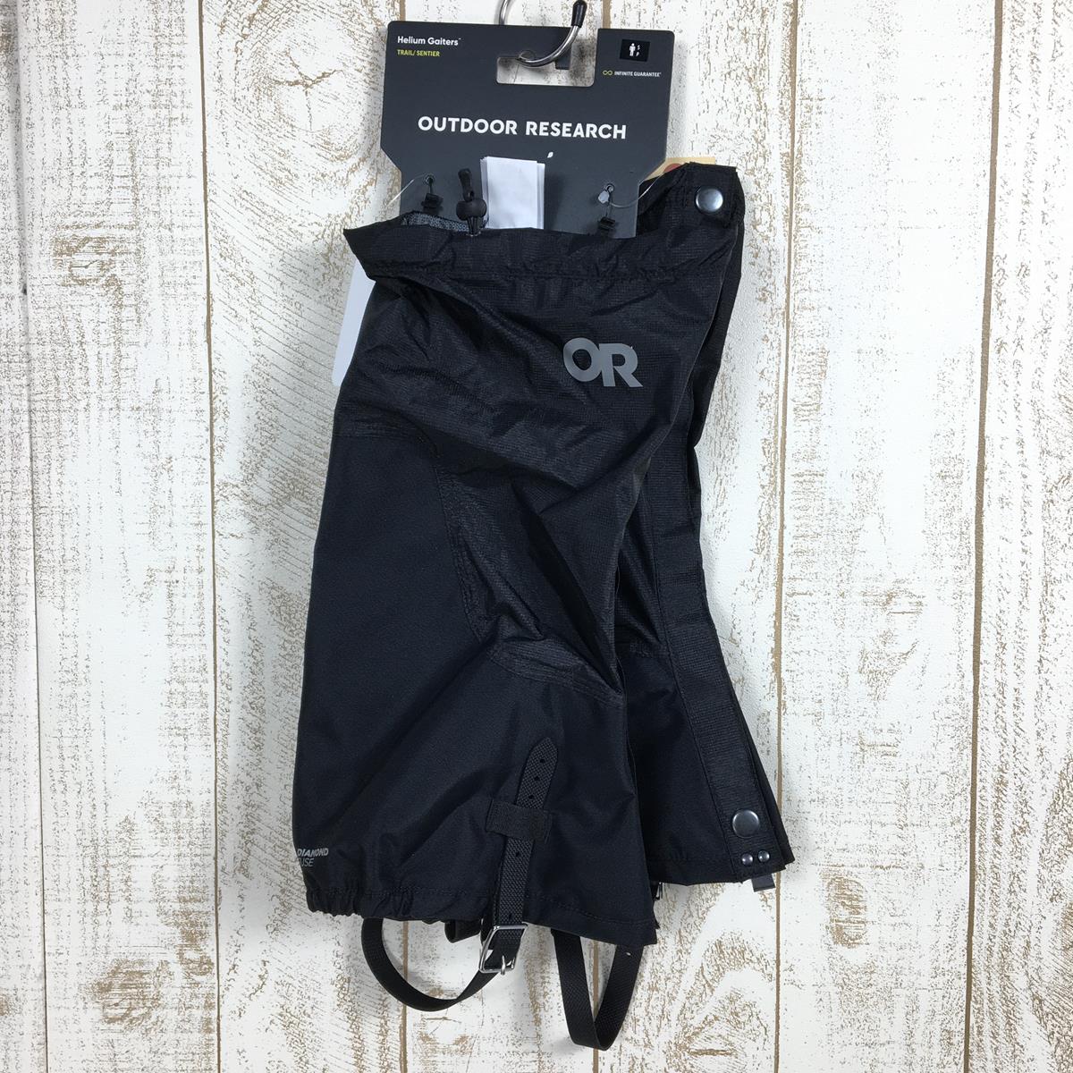 【Men's S ブラック系】 Outdoor Research ( アウトドアリサーチ ) ヘリウム ゲイター Helium Gaiters スパッツ パーテックスシールド防水透湿 279864/19844044 Men's Black ゲイター スパッツ ウェア