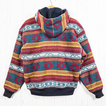 【Men's M レッド系】 1980s Woolrich ( ウールリッチ ) フリースラインド オルテガ ウール フーディ ビンテージ オリジナル 入手困難 ウール ウェア トップス アウター ジャケット ウール z00052626  ウール アウター ジャケ - 0
