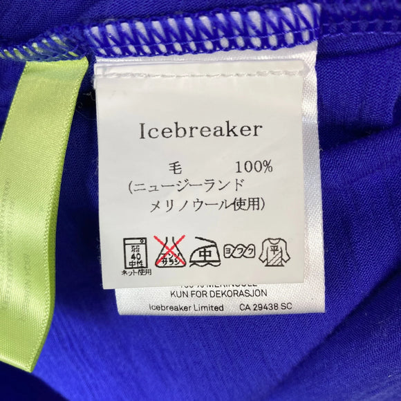 【Women's M ブルー系】 Icebreaker ( アイスブレーカー ) スーパーファイン ウルトラライト 150 ティー メリノウール ウェア トップス インナー シャツ ショートスリーブTシャツ クルーネック ウール z00055020  ウール ショート