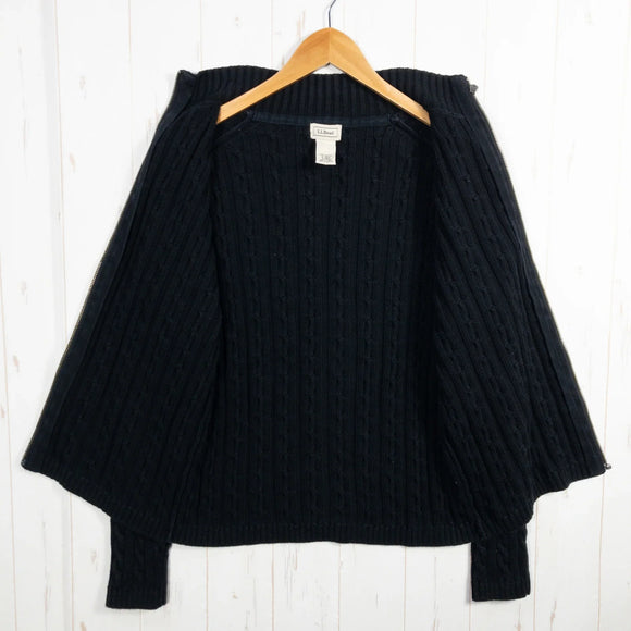 【Women's S ブラック系】 Llbean ( エルエルビーン ) コットン フルジップ シャツ cotton Full Zip Shirt コットン ウェア トップス アウター ジャケット フリース z00050347 フリース アウター ジャケット トップス - 【公式】2ndGEAR（セカンドギア）Webショップ【登山用品・アウトドア用品専門 買取販売店】