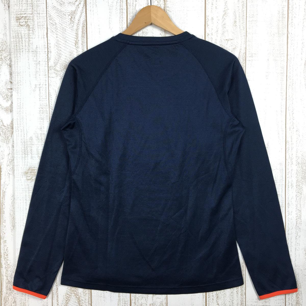 【女款L海军系列】小米（小米）Castor Wool Crew长袖LD Castor Wool Crew Ls T恤长T MIV01636 女式羊毛长袖T恤圆领内衬衬衫