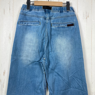 【Women's XS ブルー系】 Gramicci ( グラミチ ) デニム ファイブ ポケット ワイド パンツ Denim Five Pocket Wide Pants コットン ウェア ボトムス ロングパンツ コットン z00060523  コットン ロングパンツ