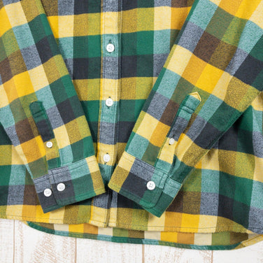 【Women's L グリーン系】 The North Face ( ザ・ノースフェイス ) ロングスリーブ ダクロン シャギー フランネル シャツ Ls Dacron Shaggy Flannel Shirt ポリエステル NRW61405 Asian Women's - 【公式】2ndGEAR（セカンドギア）Webショップ【登山用品・アウトドア用品専門 買取販売店】