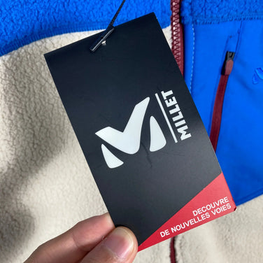 Men's Small Blue Millet Trilogy X Loft Jacket. Hard-to-find Korean-standard polyester fleece top/outerwear jacket (z00053923).