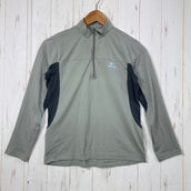 【Men's S グリーン系】 Finetrack ( ファイントラック ) ドラウト エア ジップネック Drought Air Zip Neck 吸汗速乾 軽量 日本製 ポリエステル ウェア トップス インナー シャツ ロングスリーブシャツ 化繊 z000614
