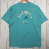 【Men's M ブルー系】 Patagonia ( パタゴニア ) ショートスリーブ キャプリーン クールデイリー グラフィック シャツ ポリエステル ウェア トップス インナー シャツ ショートスリーブTシャツ クルーネック 化繊 z00050189 化繊 - 【公式】2ndGEAR（セカンドギア）Webショップ【登山用品・アウトドア用品専門 買取販売店】