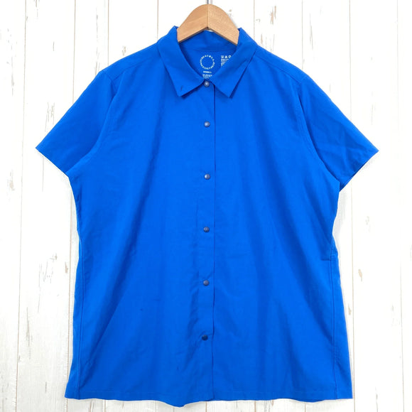 【Women's L ブルー系】 Yamatomichi ( 山と道 ) ユーエル ショートスリーブ シャツ UL Short Sleeve Shirt ポリエステル ウェア トップス インナー シャツ ショートスリーブシャツ 化繊 z00054133  化繊 ショー