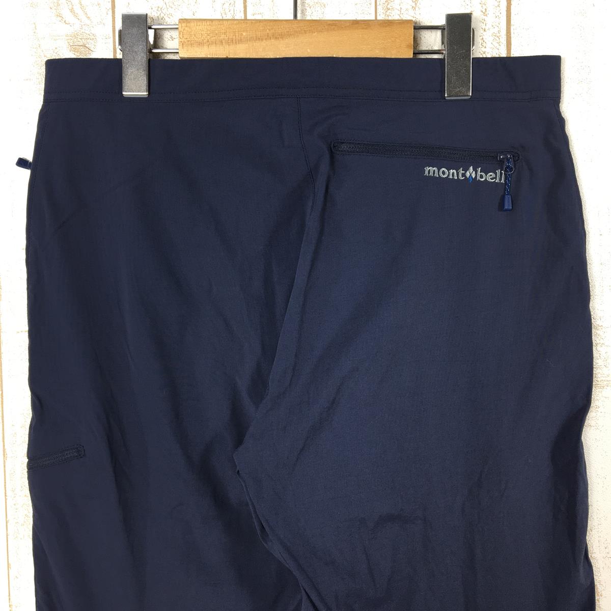 [Men's M Navy] Montbell Stretch Light Pants 1105628 Asian Men's Softshell Long Pants Bottoms Wear