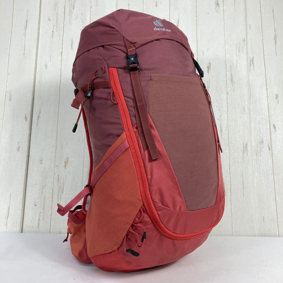 【Women's OneSize レッド系】 Deuter ( ドイター ) フューチュラ 24 SL Futura 24 SL パプリカ x シエナ エアコンフォートセンシック フロントアクセス レインカバー付属 バッグ ストレージ バックパック デイパック 容量【～29L】