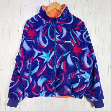 【Men's L ネイビー系】 Helly Hansen ( ヘリーハンセン ) リバーシブル フリース ジャケット Reversible fleece jacket 旧タグ 生産終了モデル 入手困難 ナイロン ウェア トップス アウター ジャケット フリース z0
