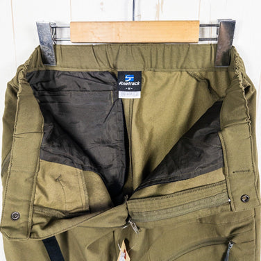 Finetrack Sorano 裤子，男款中号，绿色，青苔涤纶，软壳长裤（z00052914）