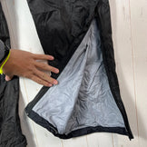 Montbell Men's Thunder Pass Pants, Medium Short, Black, Nylon, Rain Shell, Long Pants, Bottoms, z00054551