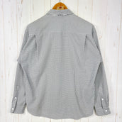 【Men's S ホワイト系】 Ridge Mountain Gear ( リッジマウンテンギア ) ベーシック ロングスリーブ シャツ ストライプ Basic Long Sleeve Shirt "Stripe" ポリエステル ウェア トップス インナー シャツ