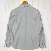 【Men's S ホワイト系】 Ridge Mountain Gear ( リッジマウンテンギア ) ベーシック ロングスリーブ シャツ ストライプ Basic Long Sleeve Shirt "Stripe" ポリエステル ウェア トップス インナー シャツ