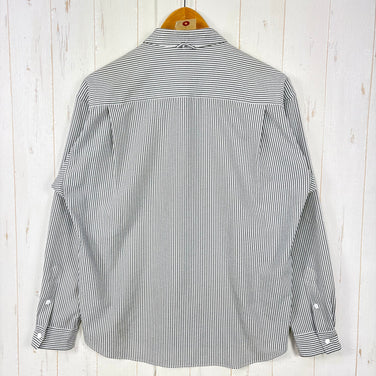 【Men's S ホワイト系】 Ridge Mountain Gear ( リッジマウンテンギア ) ベーシック ロングスリーブ シャツ ストライプ Basic Long Sleeve Shirt "Stripe" ポリエステル ウェア トップス インナー シャツ