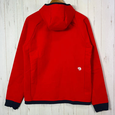 Mountain Hardwear Keele Ascent 连帽衫，男式小号，红色，羊毛夹克（z00053290）