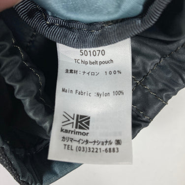 【OneSize ネイビー系】 Karrimor ( カリマー ) TC ヒップベルトポーチ TC hip belt pouch ナイロン バッグ ストレージ 外付けポーチ z00058310  外付けポーチ バッグ ストレージ