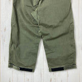 【Men's S グリーン系】 Gramicci ( グラミチ ) クロップド クライミングパンツ Cropped Climbing Pant 生産終了モデル 入手困難 ウェビングベルト ガゼットクロッチ コットン ウェア ボトムス ショーツ ショートパンツ コット