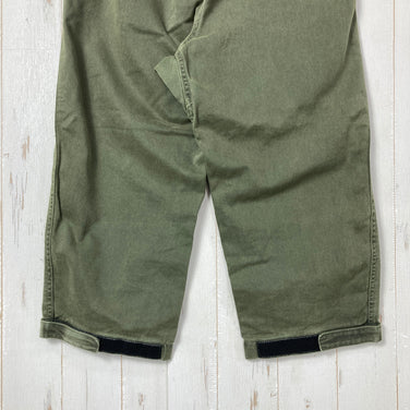 【Men's S グリーン系】 Gramicci ( グラミチ ) クロップド クライミングパンツ Cropped Climbing Pant 生産終了モデル 入手困難 ウェビングベルト ガゼットクロッチ コットン ウェア ボトムス ショーツ ショートパンツ コット