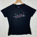 【Women's S ブラック系】 Montura ( モンチュラ ) スポーティ 2 ティーシャツ Sporty 2 T-Shirt コットン ウェア トップス インナー シャツ ショートスリーブTシャツ クルーネック コットン z00055672  コットン ショー-1